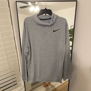 Grey Nike Dri-fit Hoodie
